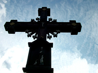 Image showing cross in sky