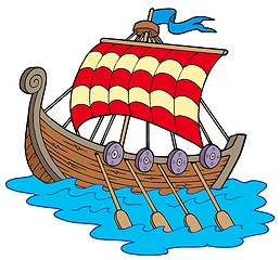 Image showing Viking boat