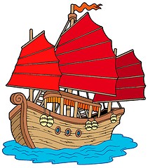 Image showing Chinese ship
