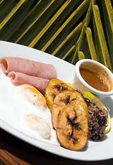 Image showing typical nicaragua breakfast