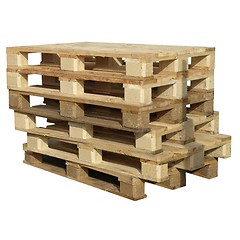 Image showing Pallets isolated