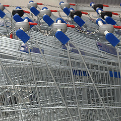 Image showing Shopping carts