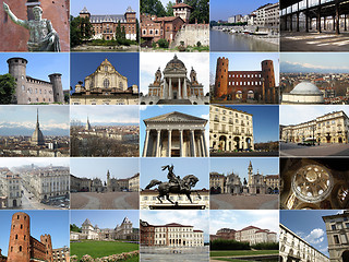 Image showing Turin collage