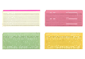 Image showing Punched card