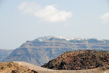 Image showing Santorini volcano