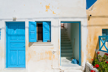 Image showing Santorini beautiful buildings