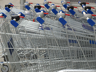 Image showing Shopping carts