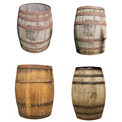 Image showing Wine or beer barrel cask