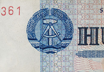 Image showing DDR banknote