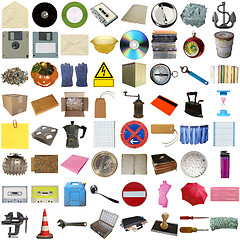 Image showing Many objects isolated