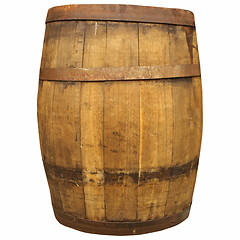 Image showing Wine or beer barrel cask