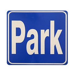 Image showing Park sign
