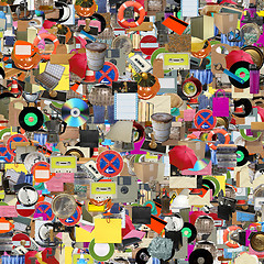 Image showing Objects collage