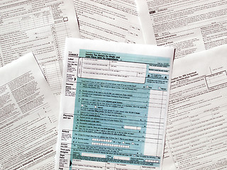 Image showing Tax forms