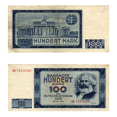 Image showing DDR banknote