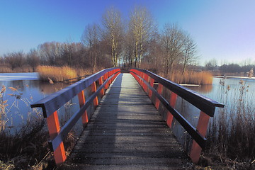 Image showing Wooden Bridge