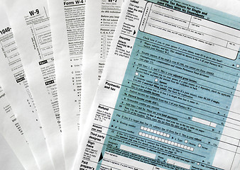 Image showing Tax forms