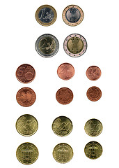 Image showing Euro coins