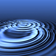 Image showing Water circles