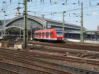 Image showing Trains in station