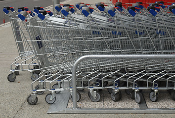 Image showing Shopping carts