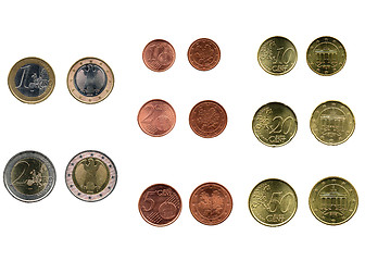 Image showing Euro coins