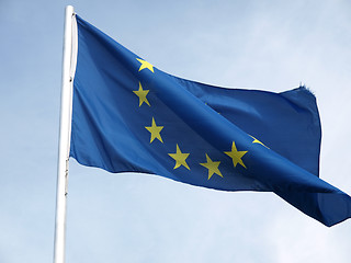 Image showing Flag of Europe