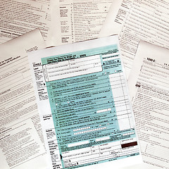 Image showing Tax forms