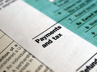 Image showing Tax forms