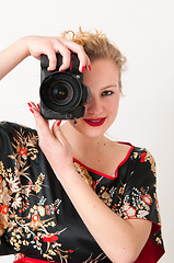 Image showing Attractive girl portrait