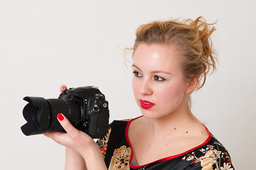 Image showing Attractive girl portrait