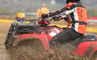 Image showing ATV race abstract