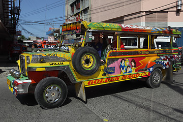 Image showing Urban Southern Filipino Jeepney