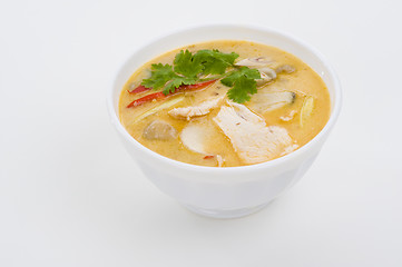 Image showing spicy coconut cream soup