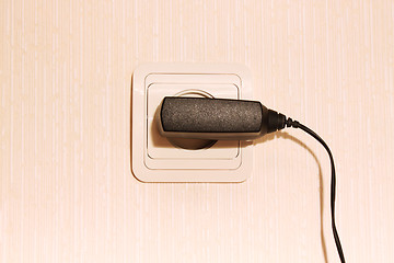 Image showing wall plug with a cable
