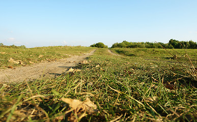 Image showing autumn rural road