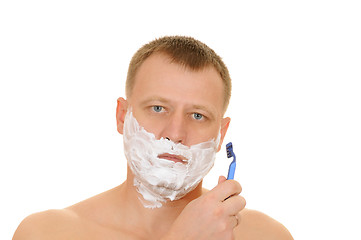 Image showing shaving