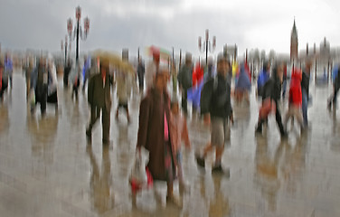 Image showing Artistic Venice in rain
