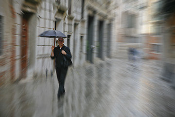 Image showing A rainy day Venice