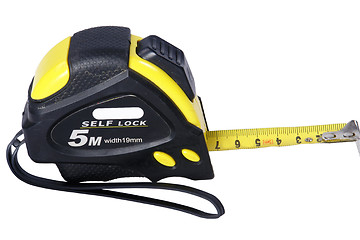 Image showing tape measure(clipping path included)