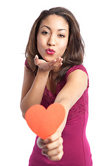 Image showing Valentine girl