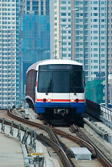 Image showing Sky-Train in Bangkok