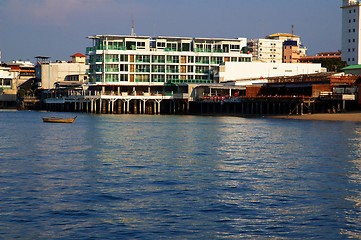 Image showing Seacoast urban landscape.