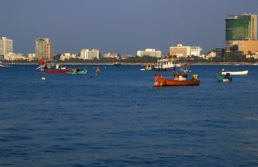 Image showing Seacoast urban landscape.