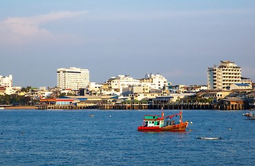 Image showing Seacoast urban landscape.