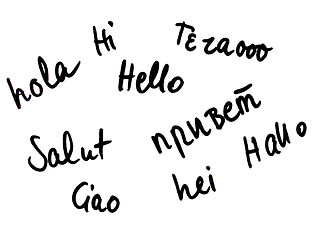 Image showing hello