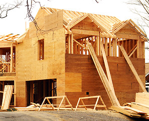 Image showing House under construction