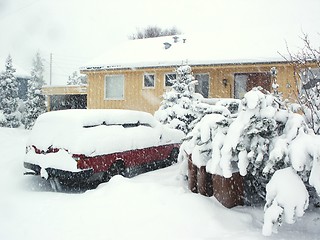 Image showing Snowy weather