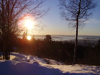 Image showing Wintertime in Oslo