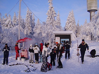 Image showing Winter in Oslo,Tryvannstårnet